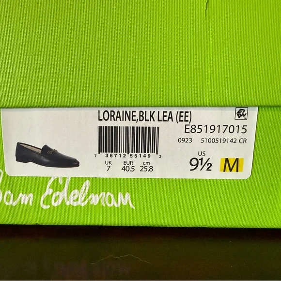 Sam Edelman Loraine Leather Bit Buckle Loafers 9.5 - Picture 6 of 7